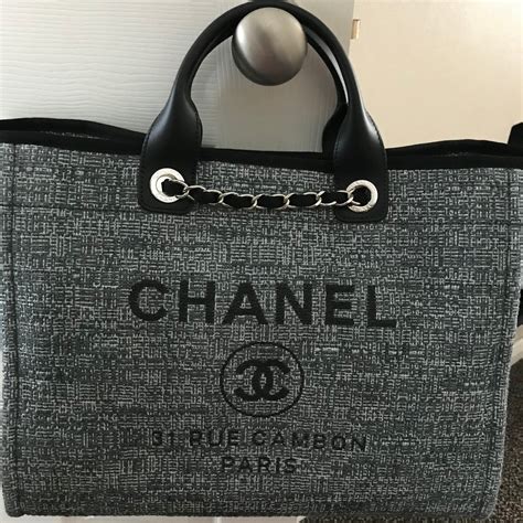 chanel deauville tote bag size|chanel deauville bag price.